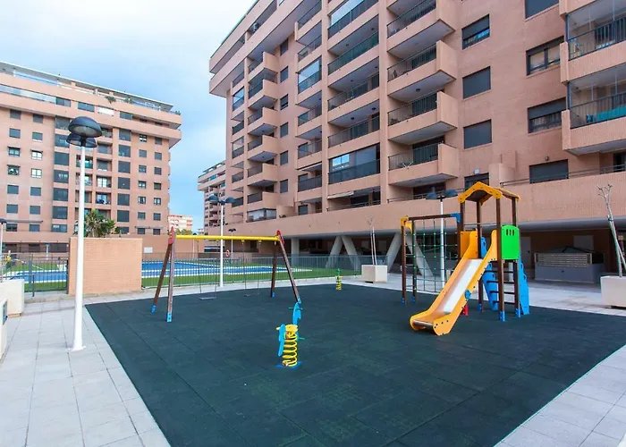 Apartment On The Beach,Pool,Wifi,Garage,Valencia